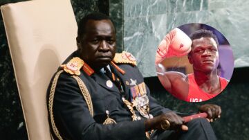 Idi Amin y su nieto Aziz Abdul