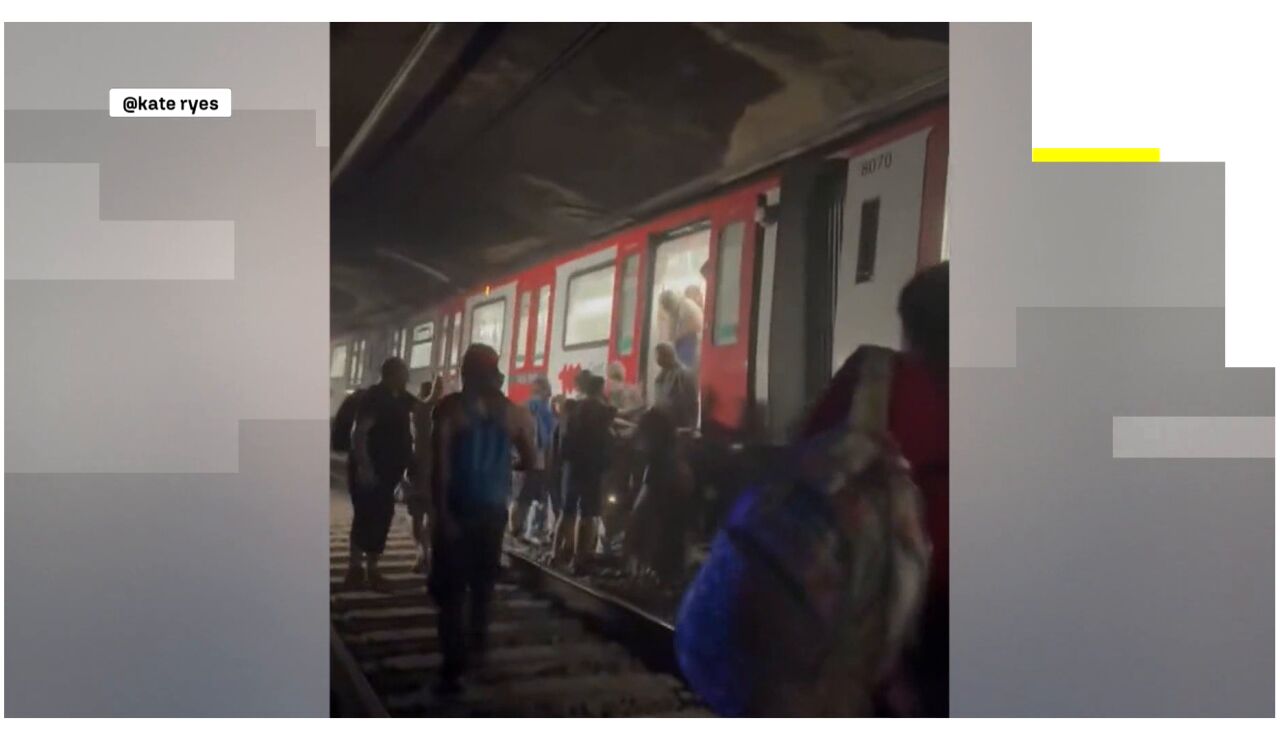 Incendio en una catenaria del Metro de Barcelona