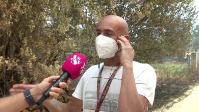 José, vecino de Navaluenga (Ávila) afectado por los incendios: 