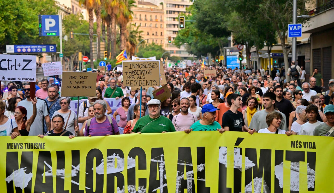 Imagen de la manifestaci&oacute;n en Mallorca 