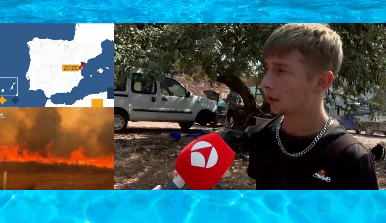 Manuel, joven incendio La Vall d'Uix&oacute;