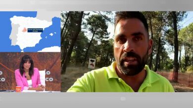 Vecinos confinados e indignados en Las Navas del Marqués: 