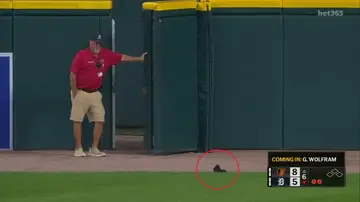 Una ardilla interrumpe un partido de la MLB en Detroit Una ardilla interrumpe un partido de la MLB en Detroit