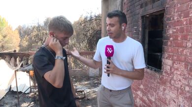 Manuel, vecino de la Vall d'Uixó, pide ayuda tras perder su casa en el incendio: 