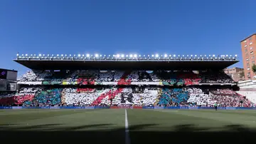 Una imagen del Estadio de Vallecas Una imagen del Estadio de Vallecas