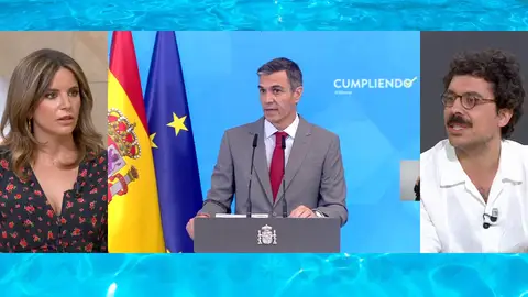 Ana Iris Simón y Juan Madueño, contra las declaraciones de Pedro Sánchez Ana Iris Simón y Juan Madueño, contra las declaraciones de Pedro Sánchez