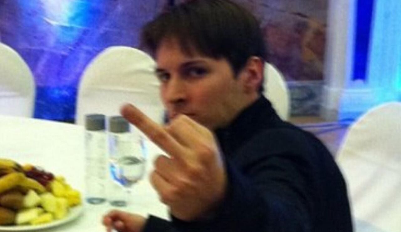 Pavel Durov, fundador de Telegram, en una publicaci&oacute;n de la cuenta de Telegram en X reaccionando a su orden de busca y captura.