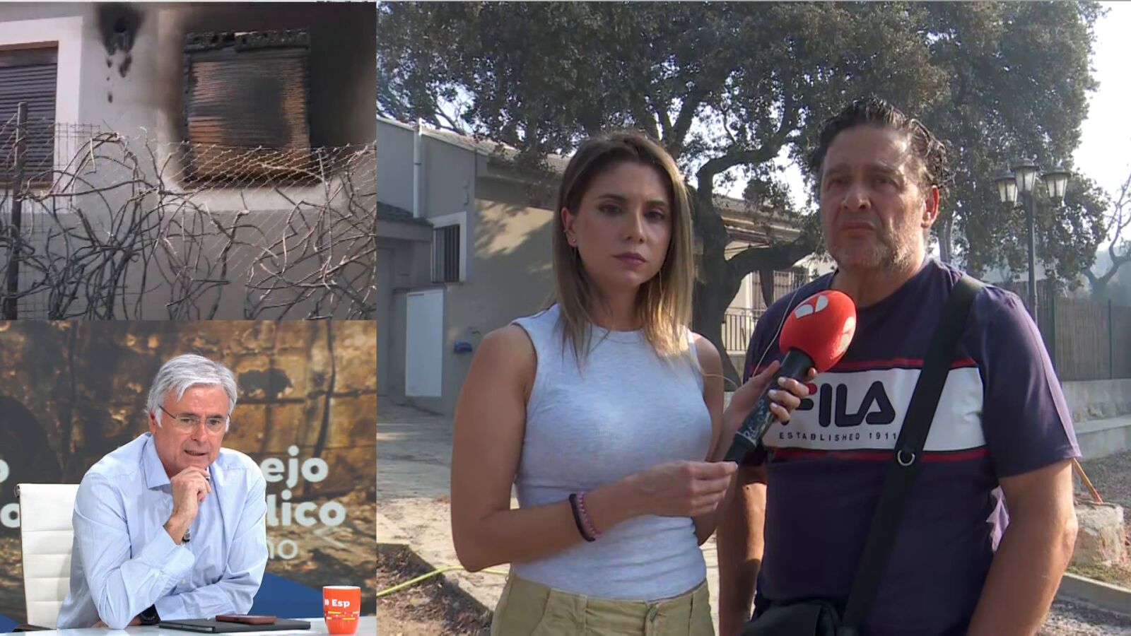 ¿Cómo ha encontrado José su vivienda al regresar tras el incendio?: Metales derretidos y 