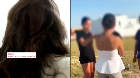 Madre de otra menor agresora Madre de otra menor agresora