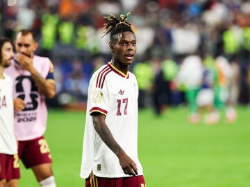 Nico Williams durante el Mundial