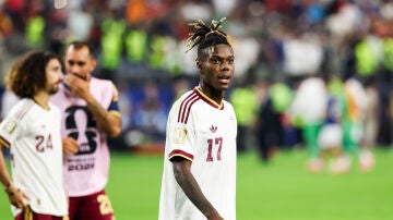 Nico Williams durante el Mundial