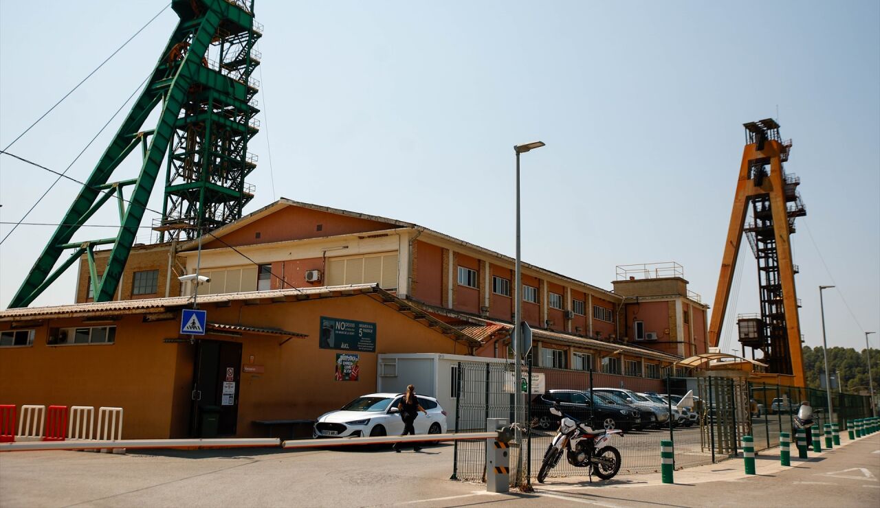 Instalaciones de la mina de S&ugrave;ria, en Barcelona.