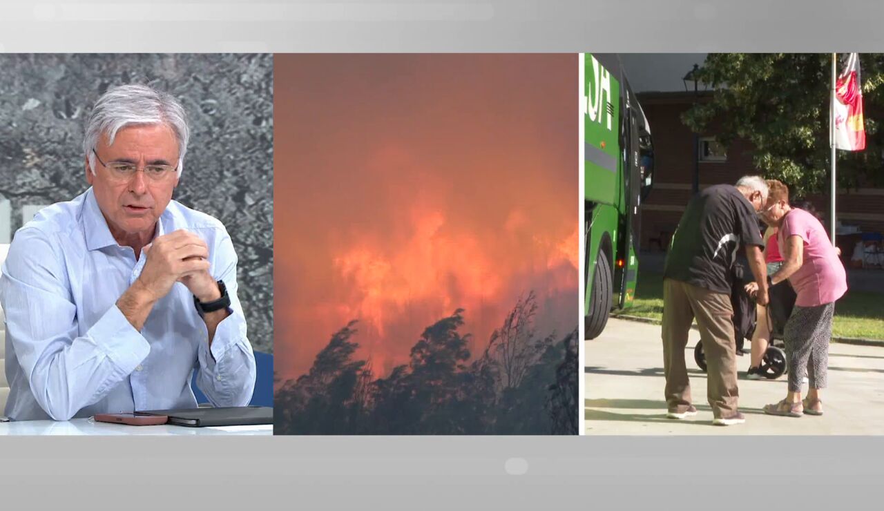 Paco Casta&ntilde;ares cuenta las complicaciones de hoy durante los incendios 