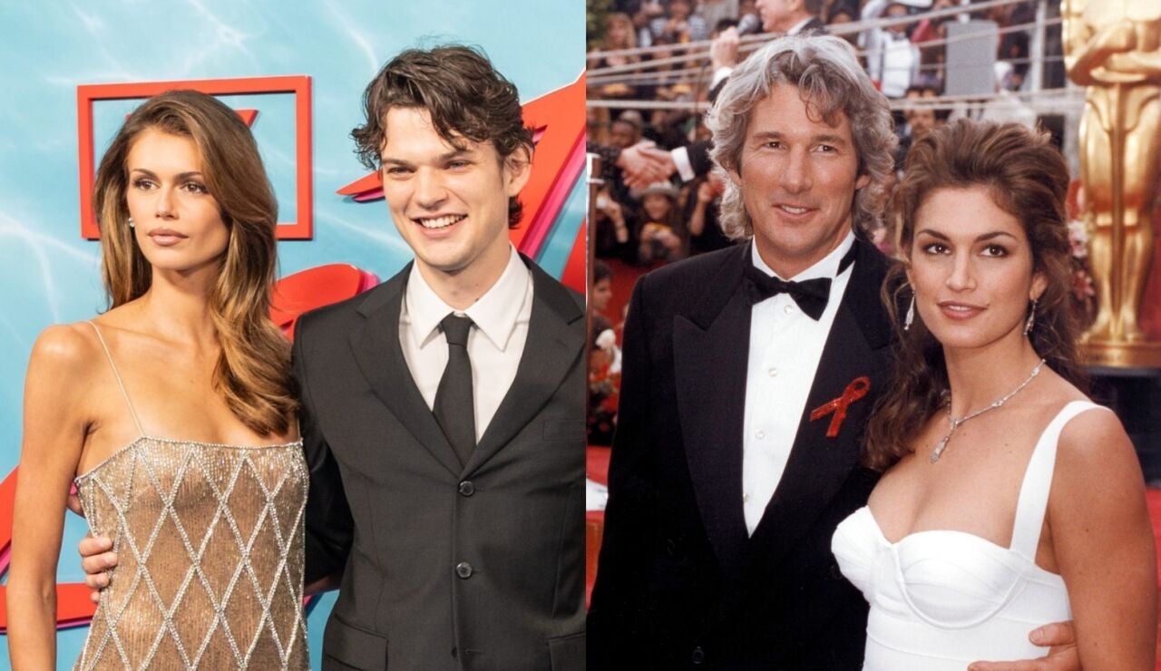 Kaia Gerber, Homer Gere, Richard Gere y Cindy Crawford