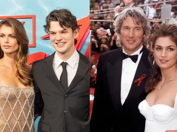 Kaia Gerber, Homer Gere, Richard Gere y Cindy Crawford Kaia Gerber, Homer Gere, Richard Gere y Cindy Crawford