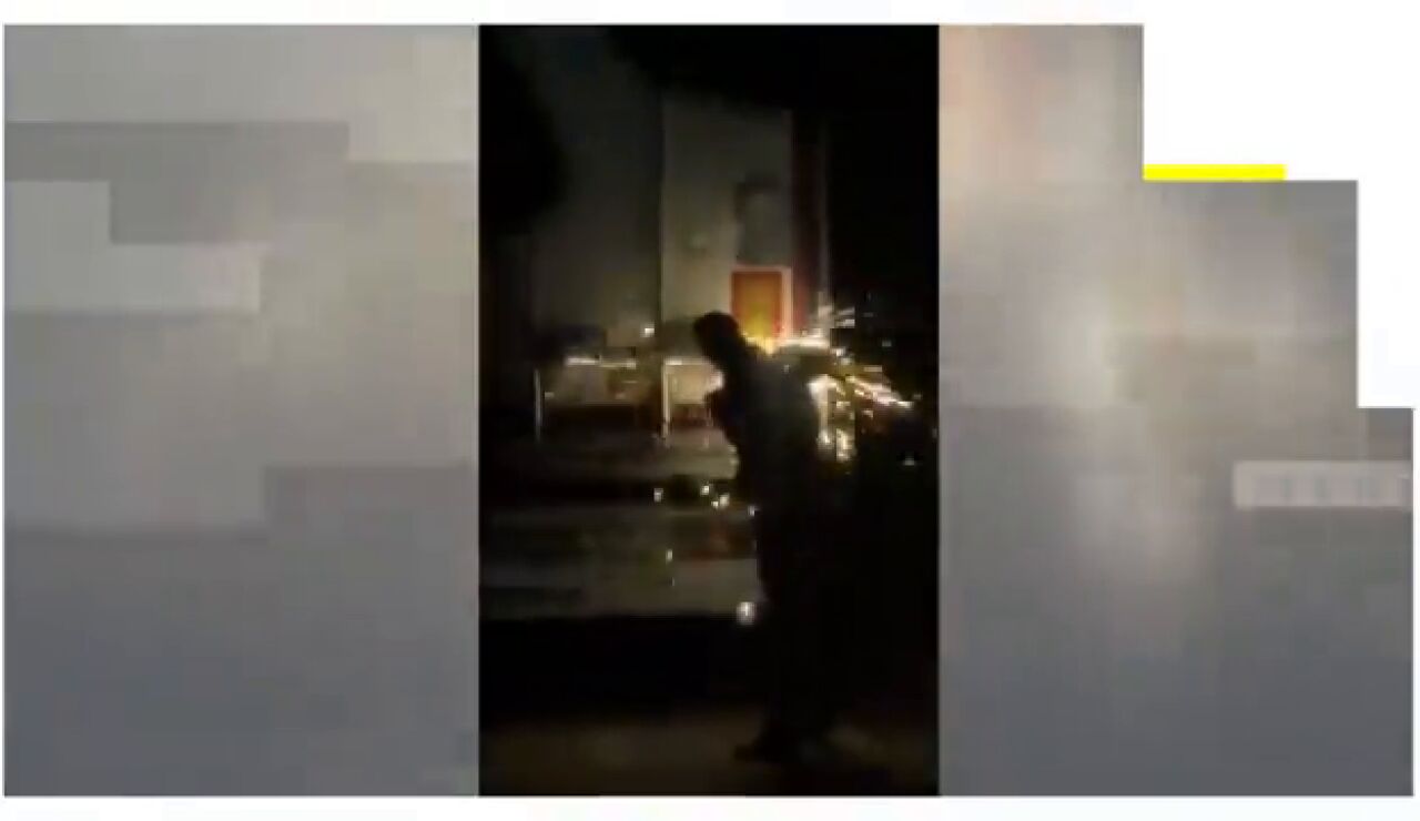 V&iacute;deo: Intentan asaltar un cami&oacute;n en la AP-7 en Girona con una radial