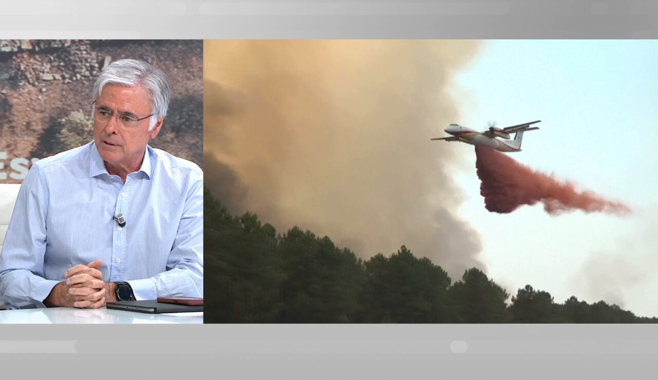 Paco Casta&ntilde;ares, sobre el avi&oacute;n antiincendios