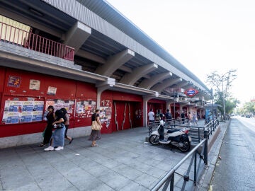 Los exteriores del Estadio de Vallecas