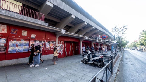 Los exteriores del Estadio de Vallecas