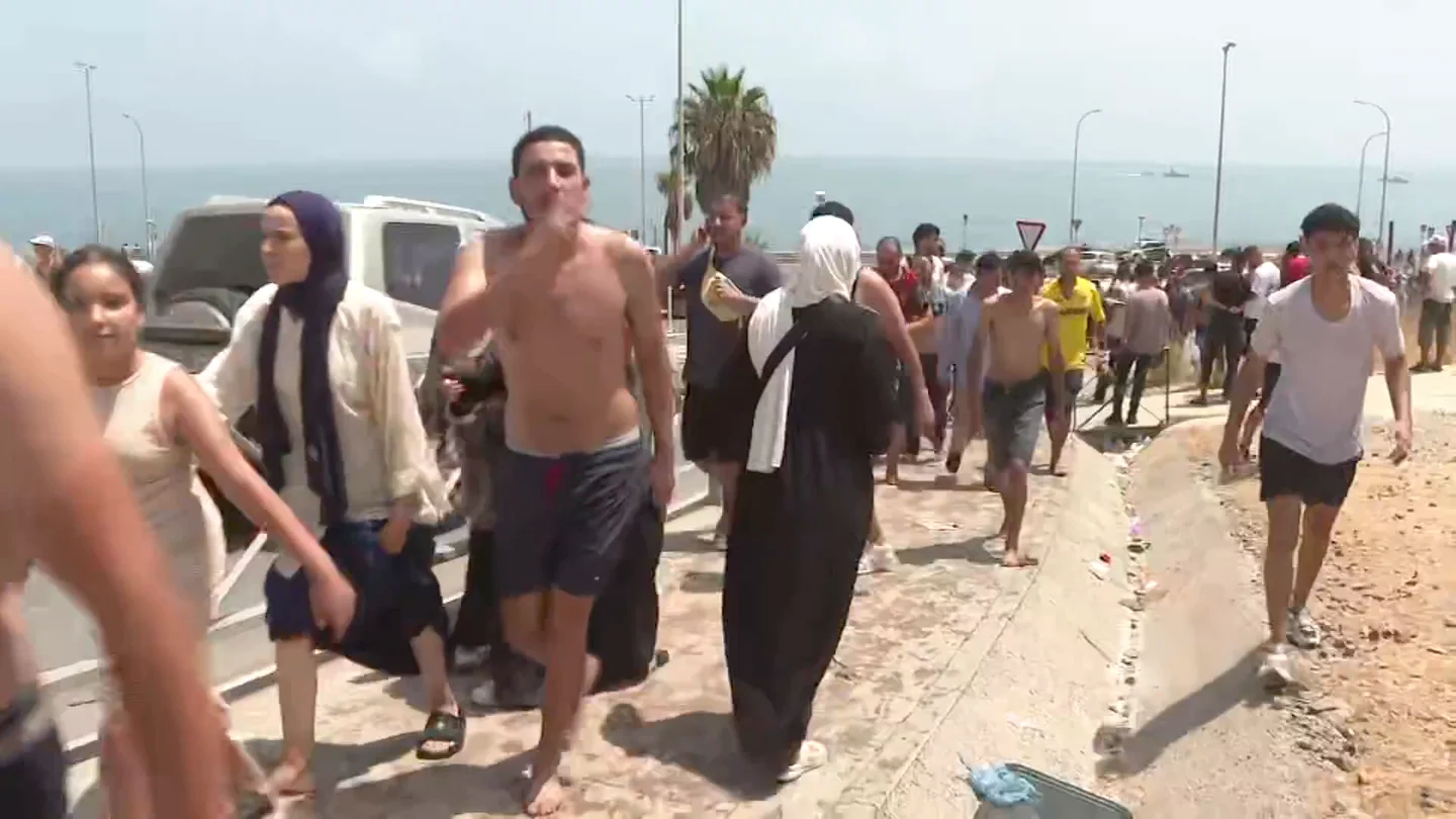 Llegada de migrantes a Ceuta Llegada de migrantes a Ceuta