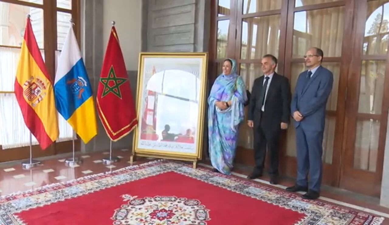  La c&oacute;nsul de Marruecos en Canarias se despide en la celebraci&oacute;n del 27&ordm; aniversario de la llegada al torno de Mohamed VI