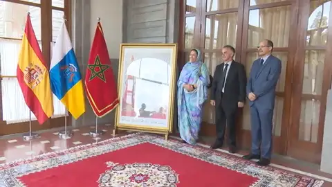 La cónsul de Marruecos en Canarias se despide en la celebración del 27º aniversario de la llegada al torno de Mohamed VI La cónsul de Marruecos en Canarias se despide en la celebración del 27º aniversario de la llegada al torno de Mohamed VI