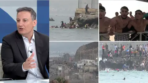 Álvaro Nieto considera que la avalancha de inmigrantes en Ceuta es premeditada Álvaro Nieto considera que la avalancha de inmigrantes en Ceuta es premeditada