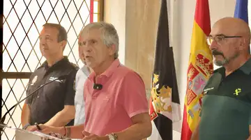El ministro del Interior, Fernando Grande-Marlaska, en la Delegación del Gobierno de Ceuta. El ministro del Interior, Fernando Grande-Marlaska, en la Delegación del Gobierno de Ceuta.