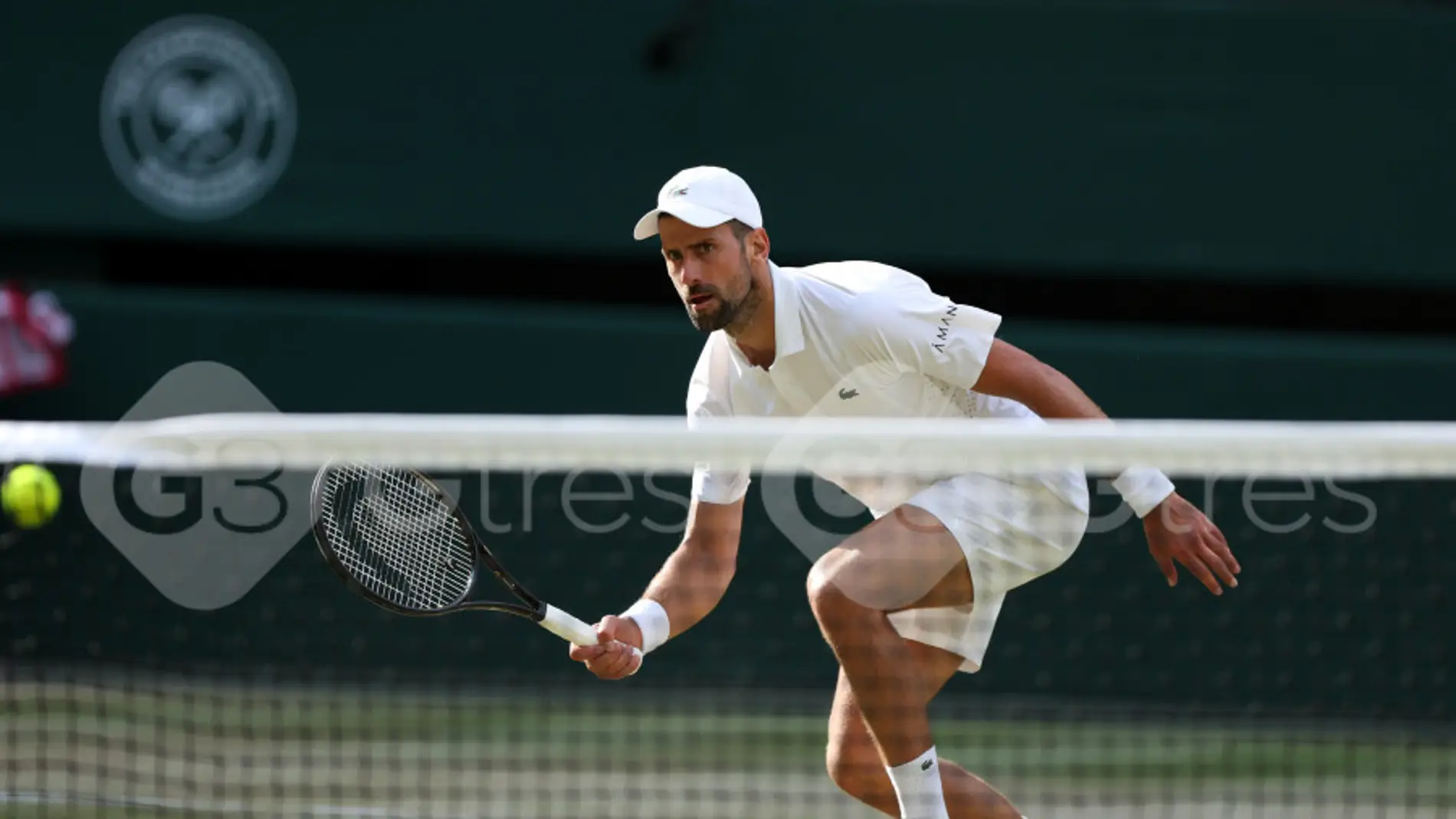 Djokovic durante Wimbledon 2026 Djokovic durante Wimbledon 2026