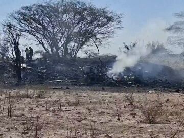 Accidente de una avioneta tur&iacute;stica en Per&uacute;