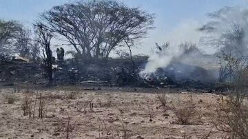 Accidente de una avioneta tur&iacute;stica en Per&uacute;