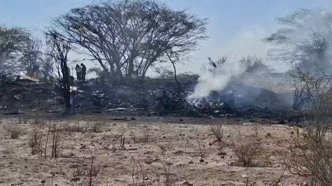 Accidente de una avioneta tur&iacute;stica en Per&uacute;