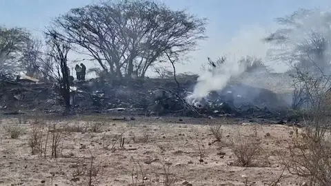 Accidente de una avioneta turística en Perú Accidente de una avioneta turística en Perú