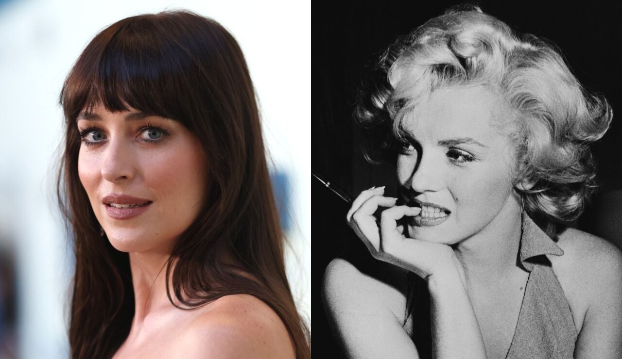 Dakota Johnson y Marilyn Monroe