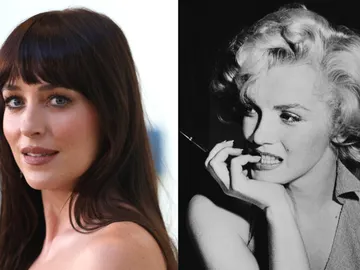 Dakota Johnson y Marilyn Monroe Dakota Johnson y Marilyn Monroe