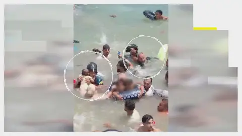 Los GEAS rescatando a personas en Ceuta por la crisis migratoria Antena 3 Noticias