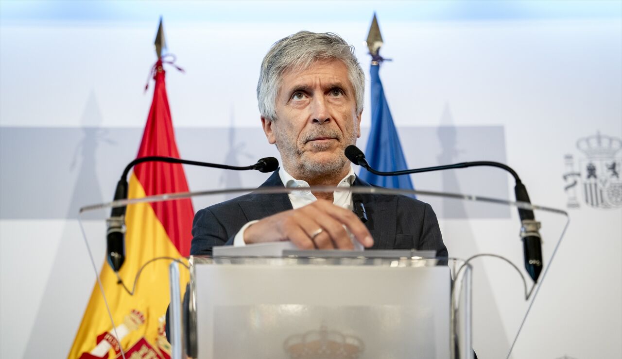 Marlaska, durante su comparecencia sobre la crisis de Ceuta