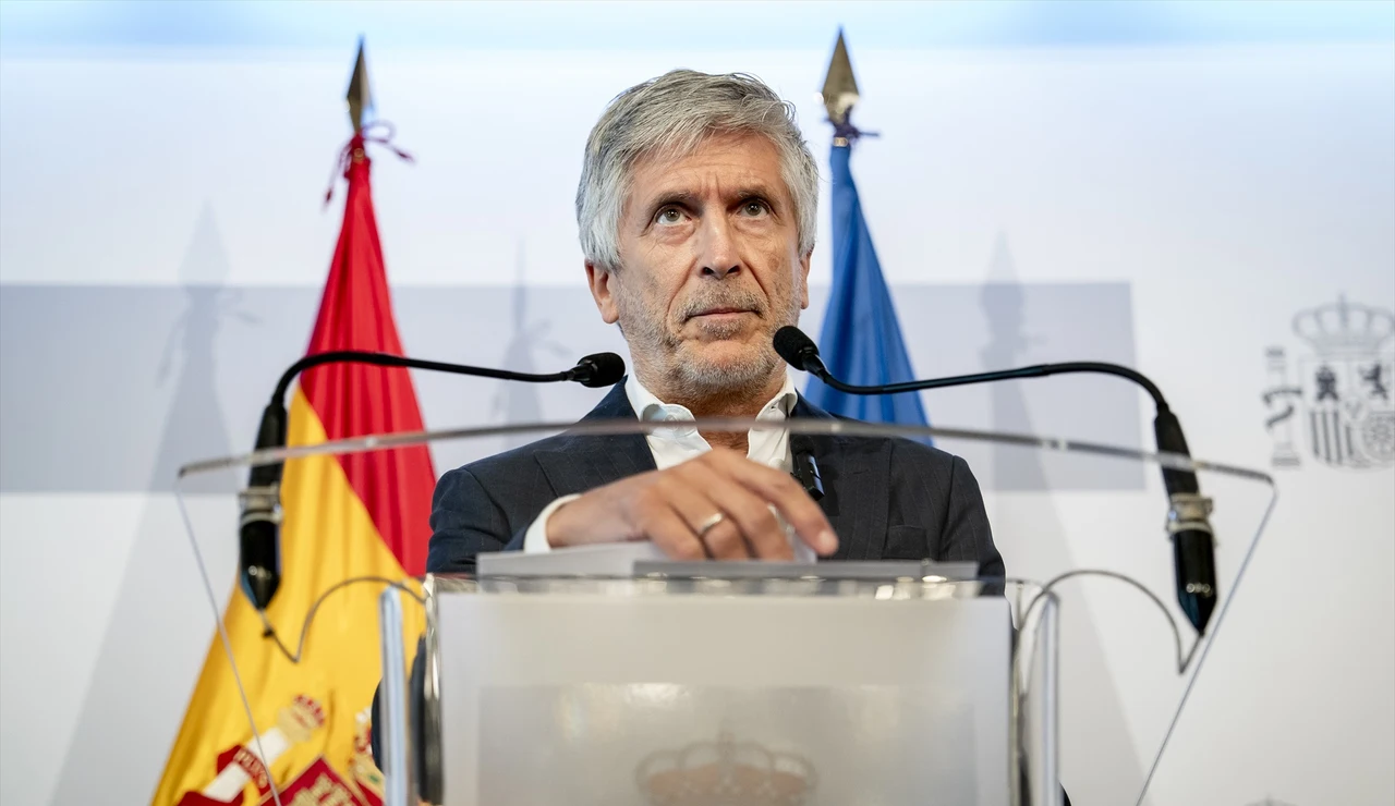 Marlaska, durante su comparecencia sobre la crisis de Ceuta