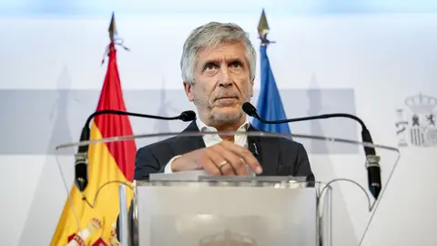 Marlaska, durante su comparecencia sobre la crisis de Ceuta Marlaska, durante su comparecencia sobre la crisis de Ceuta