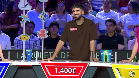 ¡De pura casualidad! Aitor se lleva un panel de 1.400 euros ¡De pura casualidad! Aitor se lleva un panel de 1.400 euros