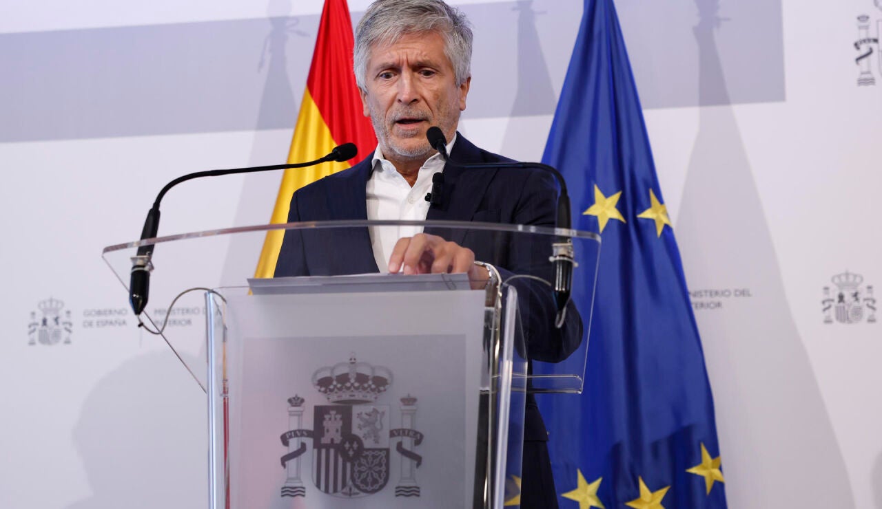 Imagen del ministro de Interior, Fernando Grande-Marlaska 