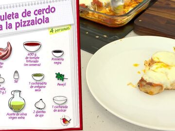 El toque italiano de Karlos Argui&ntilde;ano: chuletas de cerdo a la pizzaiola