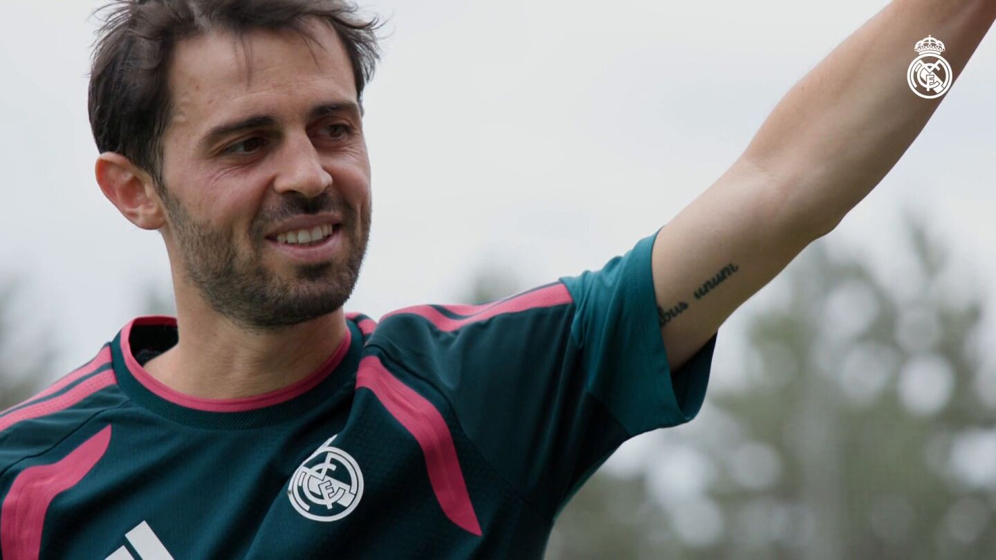 Bernardo Silva, en Valdebebas