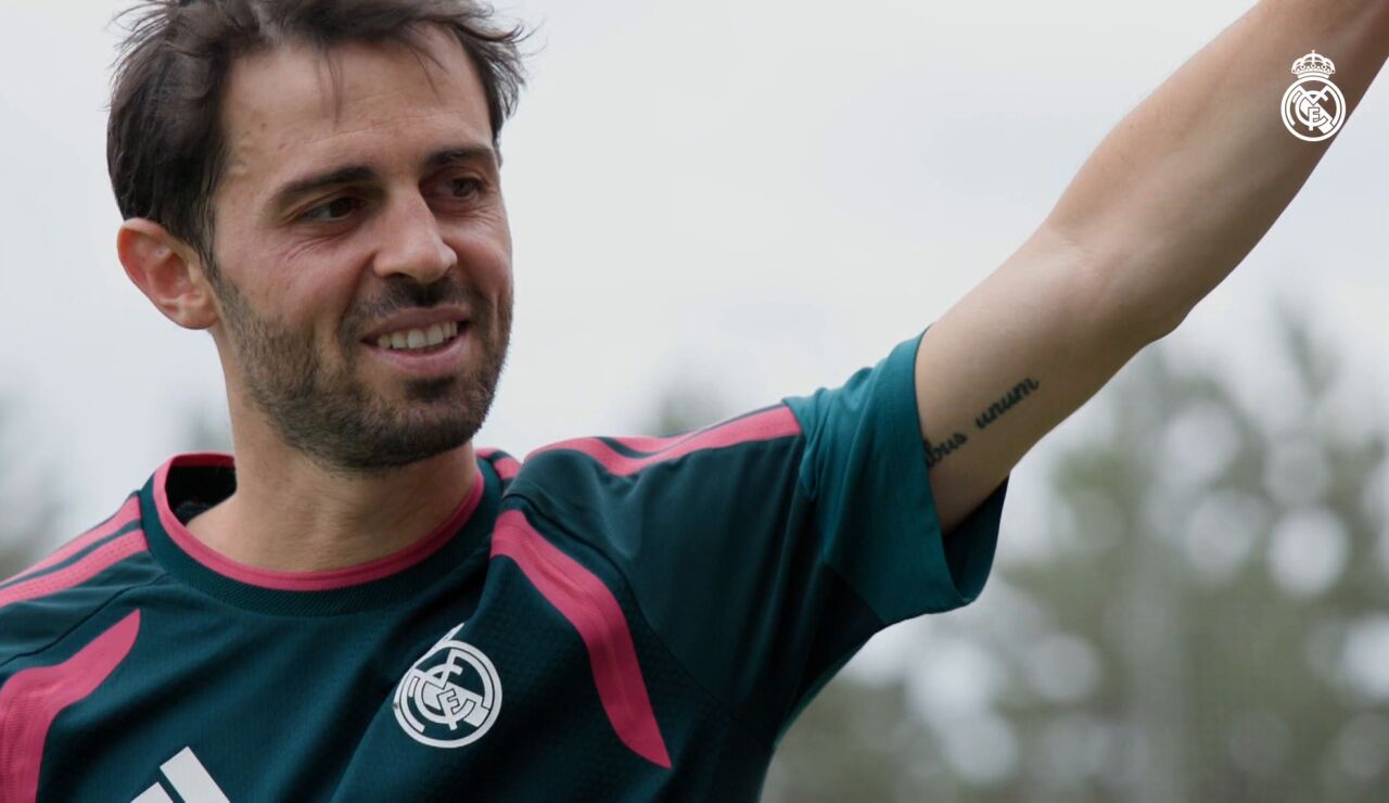 Bernardo Silva, en Valdebebas