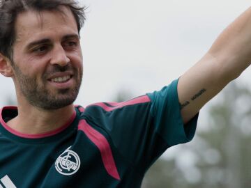 Bernardo Silva, en Valdebebas