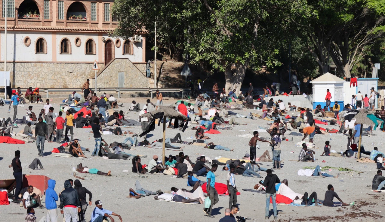 Crisis migratoria en Ceuta