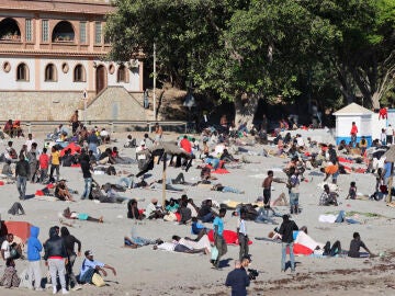 Crisis migratoria en Ceuta