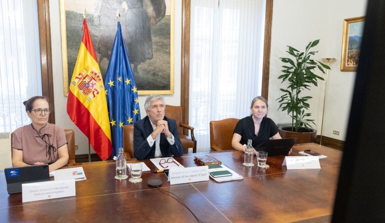 Marlaska en la reuni&oacute;n de la UE