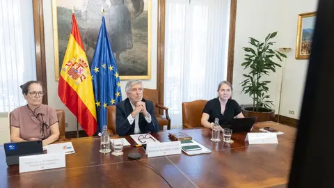 Marlaska en la reunión de la UE Marlaska en la reunión de la UE