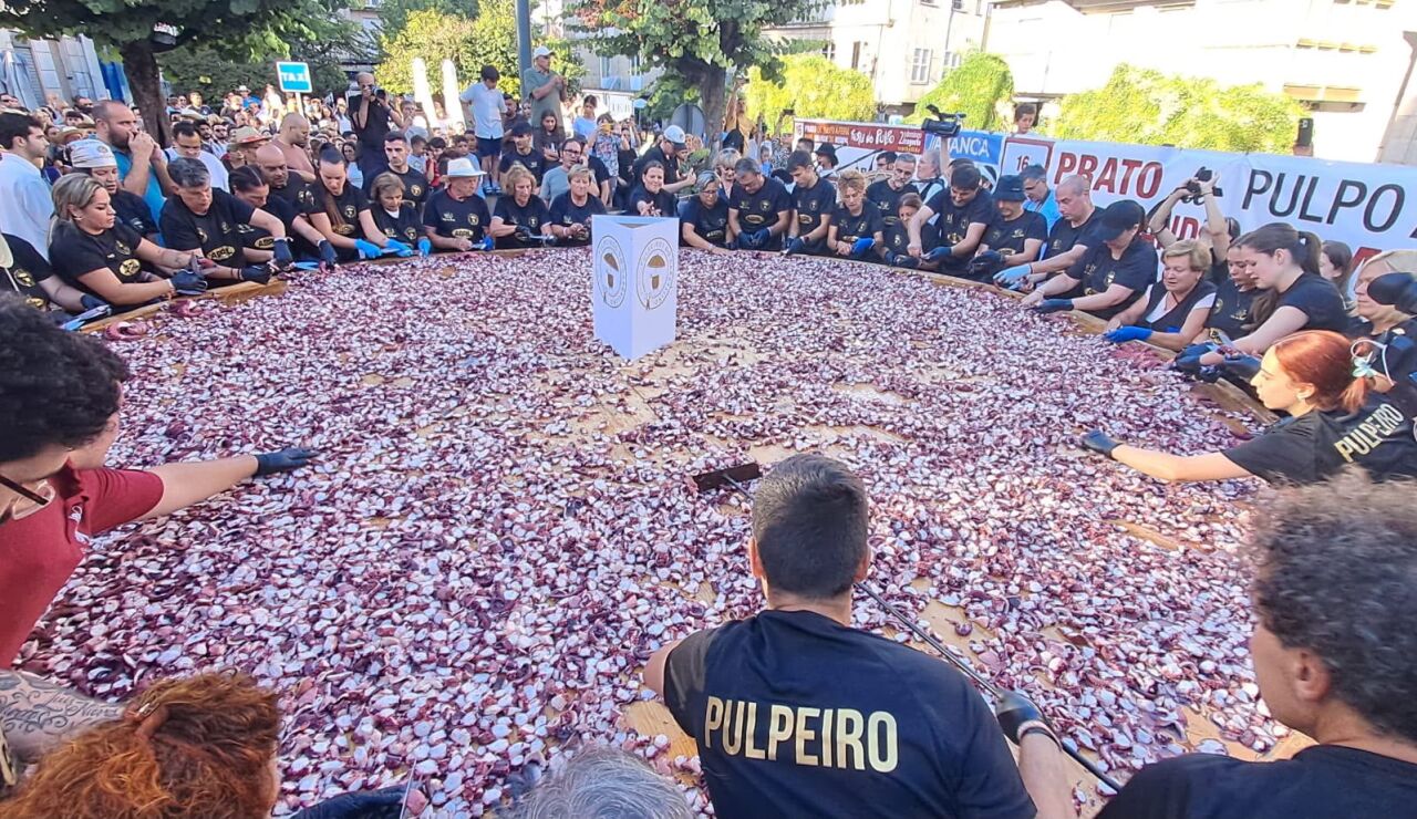 Imagen de la tapa de pulpo en O Carballi&ntilde;o 